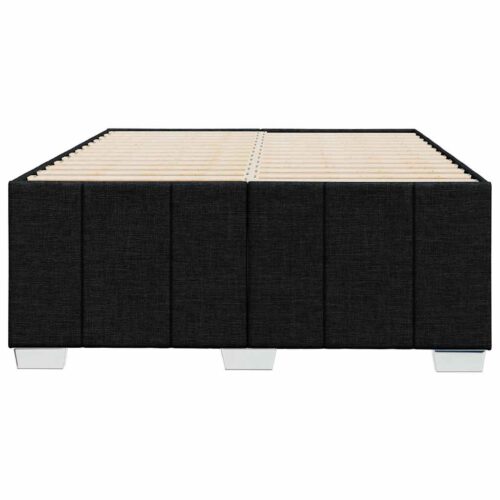 Bed Frame Black Double Fabric - Image 4