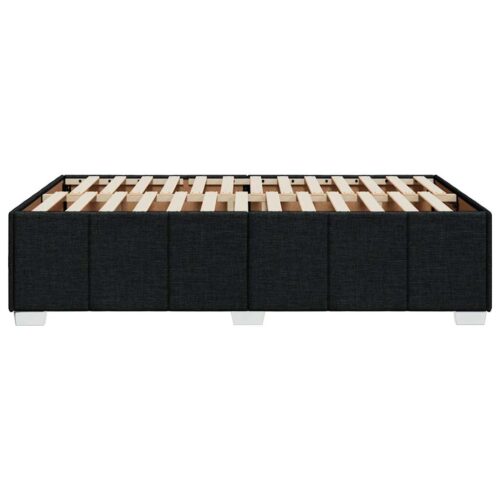 Bed Frame Black Double Fabric - Image 5