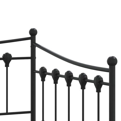 Daybed with Trundle Black 92x187cm Single Metal - Image 10