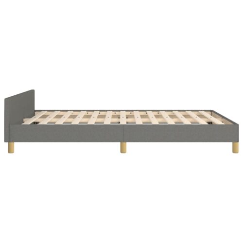 Bed Frame Dark Grey 137x187cm Double Fabric - Image 7