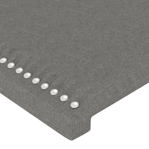 Bed Frame Dark Grey 137x187cm Double Fabric - Image 10