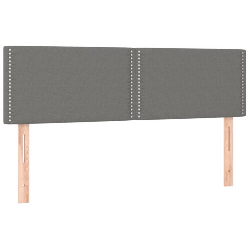 LED Headboard Dark Grey 144cm Fabric - Image 4