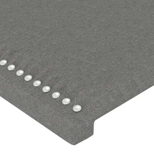 LED Headboard Dark Grey 144cm Fabric - Image 5