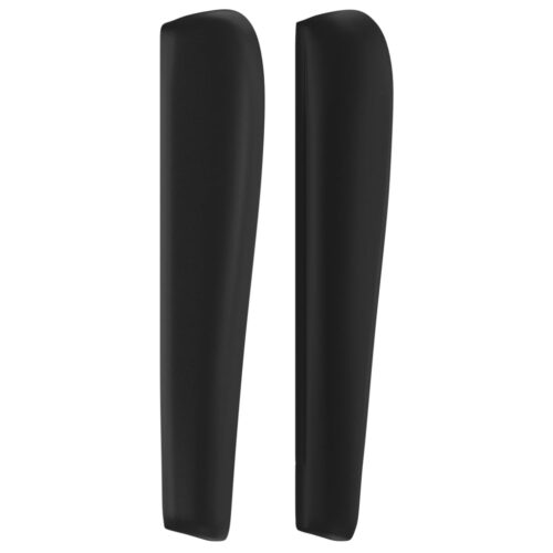 Headboard with Ears Black 203cm Faux Leather - Image 4