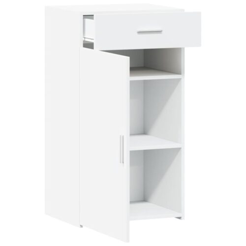 Wooden Sideboard White 50x42.5x93cm - Image 8