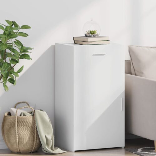 Wooden Sideboard White 50x42.5x93cm - Image 13