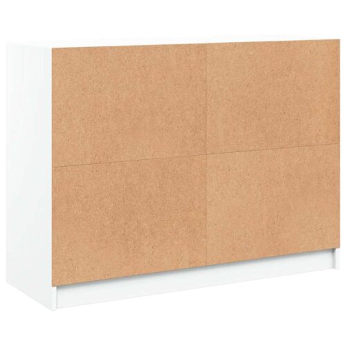 Wooden Sideboard White 102x37x75.5cm - Image 8