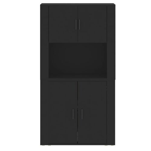 Wooden Highboard Black - Image 8