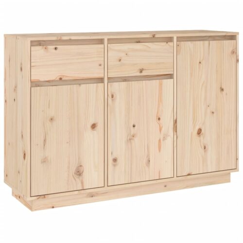 Sideboard 110x34x75cm Solid Pine Wood - Image 2