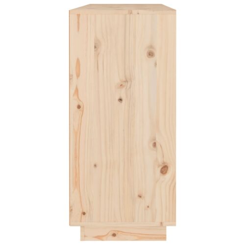 Sideboard 110x34x75cm Solid Pine Wood - Image 4