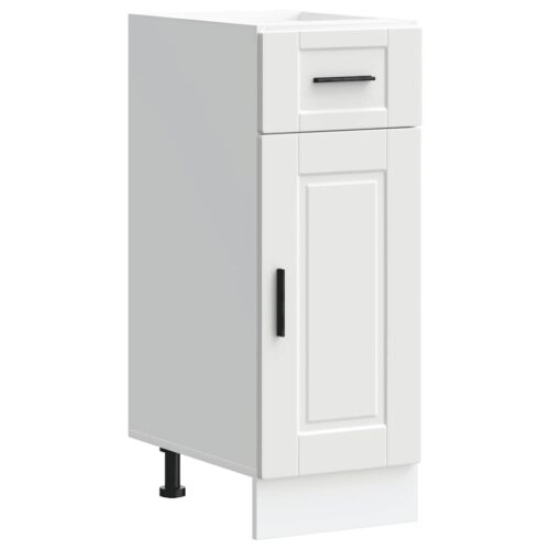 Wooden Kitchen Base Cabinet Porto White - Image 2