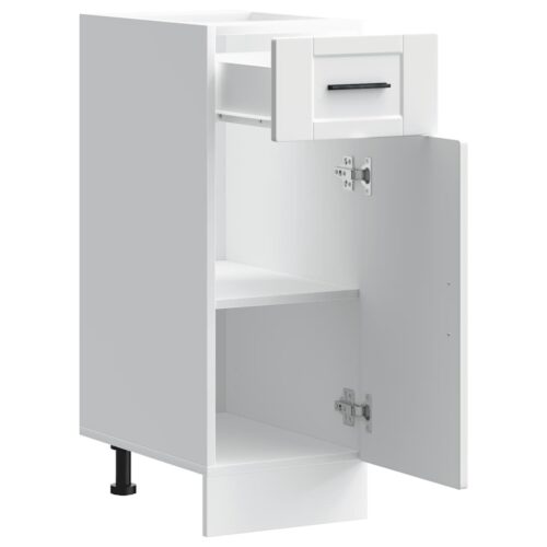 Wooden Kitchen Base Cabinet Porto White - Image 5
