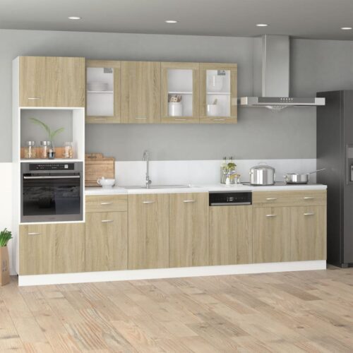 Wooden Drawer Bottom Cabinet Lyon Sonoma Oak 80x46x81.5cm - Image 3