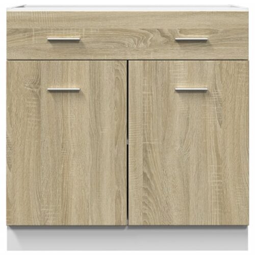 Wooden Drawer Bottom Cabinet Lyon Sonoma Oak 80x46x81.5cm - Image 5