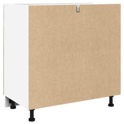 Wooden Drawer Bottom Cabinet Lyon Sonoma Oak 80x46x81.5cm - Image 7