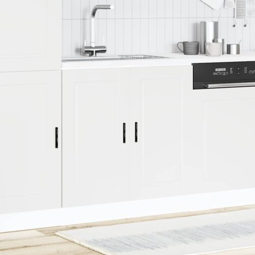 Wooden Sink Base Cabinet  Porto White 80x46x81.5cm Engineered Wood - Image 3