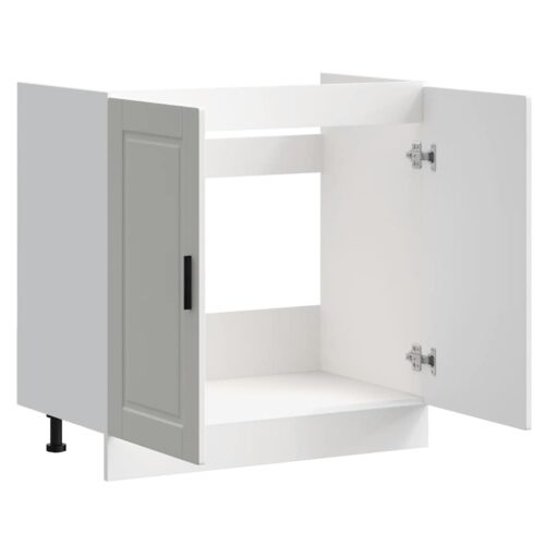Wooden Sink Base Cabinet  Porto White 80x46x81.5cm Engineered Wood - Image 5