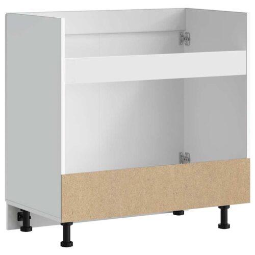 Wooden Sink Base Cabinet  Porto White 80x46x81.5cm Engineered Wood - Image 7