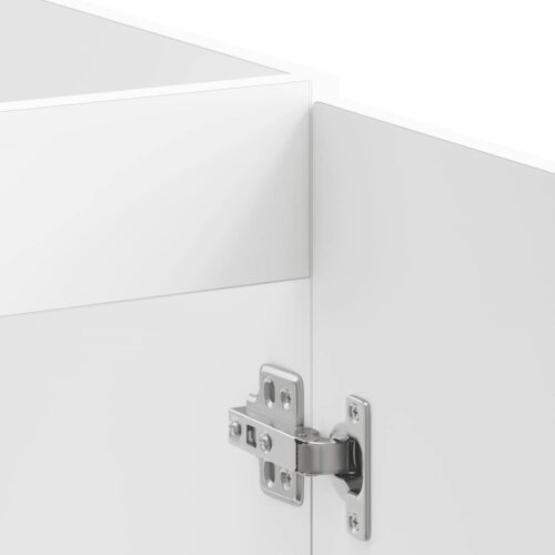 Wooden Sink Base Cabinet  Porto White 80x46x81.5cm Engineered Wood - Image 9