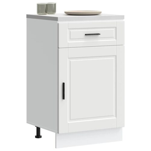 Wooden Kitchen Base Cabinet Porto White