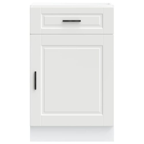 Wooden Kitchen Base Cabinet Porto White - Image 4