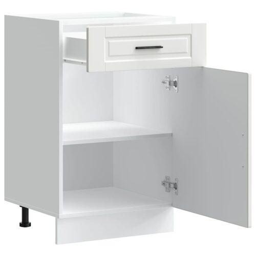 Wooden Kitchen Base Cabinet Porto White - Image 5