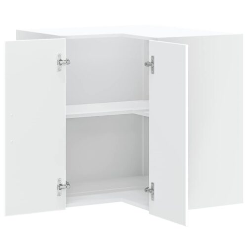 Wooden Kitchen Wall Corner Cabinet Kalmar White - Image 4