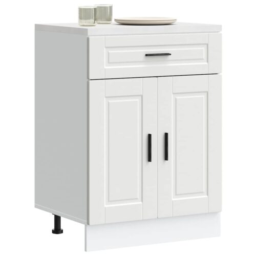 Wooden Kitchen Base Cabinet Porto White
