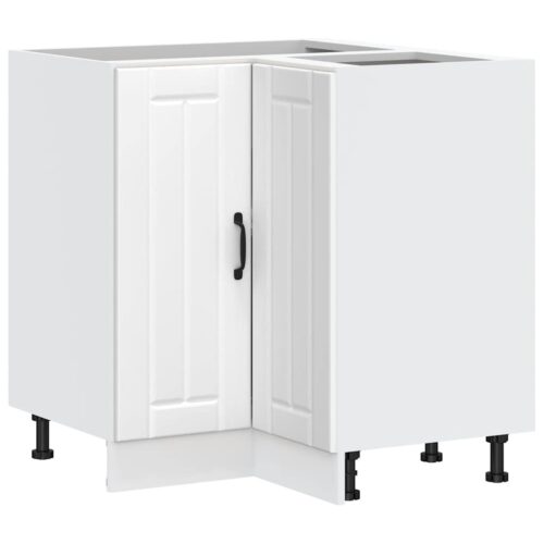 Wooden Kitchen Corner Base Cabinet Lucca White - Image 2