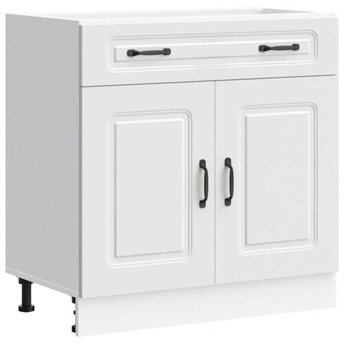 Wooden Kitchen Base Cabinet Kalmar White - Image 2