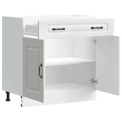 Wooden Kitchen Base Cabinet Kalmar White - Image 5