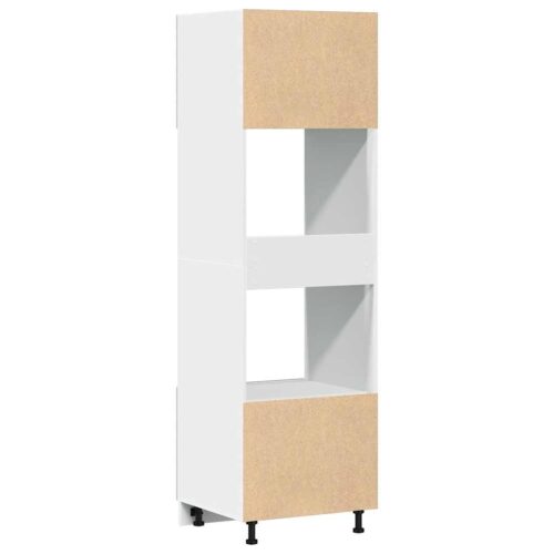 Wooden Microwave Cabinet Lyon Concrete Grey 60x57x207cm - Image 7
