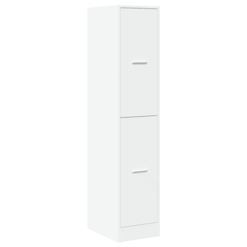 Wooden Apothecary Cabinet White 30x41x144.5cm - Image 3