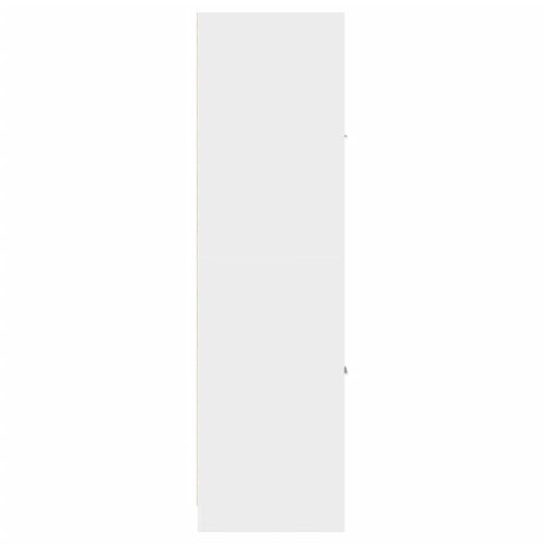 Wooden Apothecary Cabinet White 30x41x144.5cm - Image 6