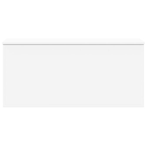 Wooden Storage Box White 100x42x46cm - Image 4