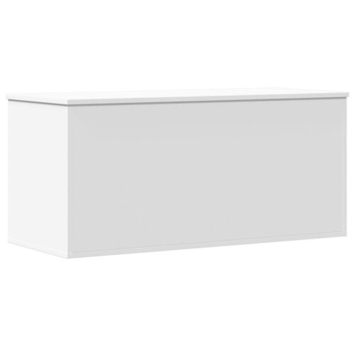 Wooden Storage Box White 100x42x46cm - Image 6