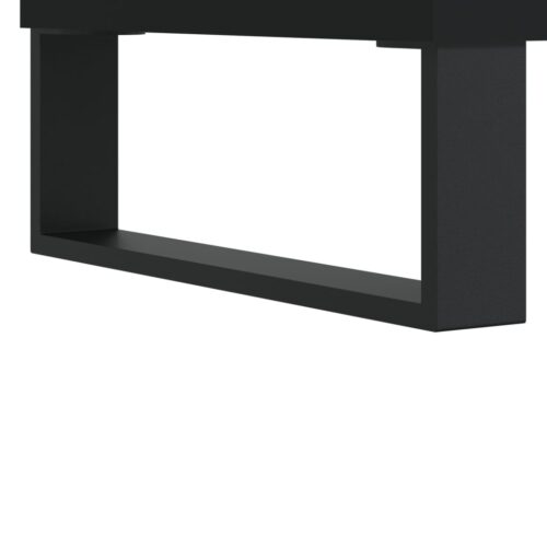 Wooden Bathroom Cabinet Vanity Storage Rack Shelf Cupboard Stand Black 30x30x190cm - Image 10