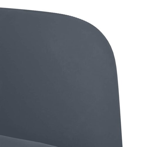 Sofa Chair with Armrests Dark Grey 54cm Velvet - Image 6