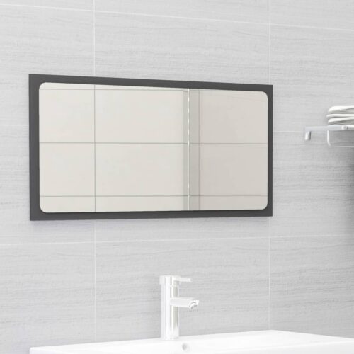 Wooden Bathroom Furniture Set Grey - Image 6