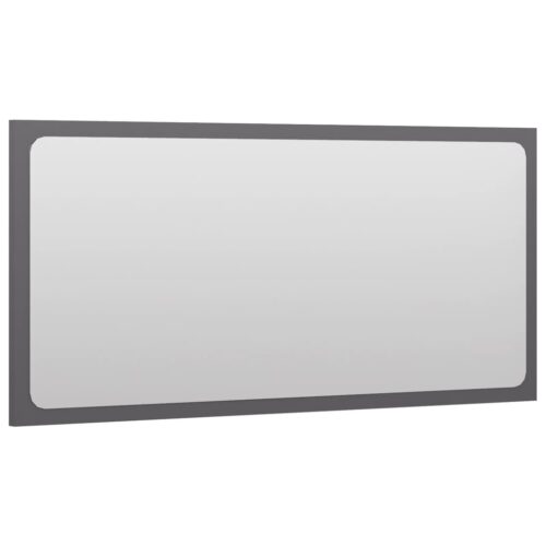 Wooden Bathroom Furniture Set High Gloss Grey - Image 10