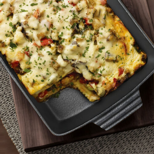 38cm Cast Iron Rectangle Bread Cake Baking Dish Lasagna Roasting Pan - Image 6