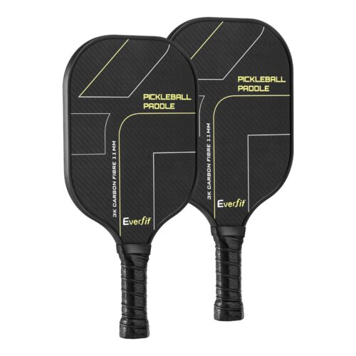 Everfit 2PCS Pickleball Paddles Set Outdoor Pickle Balls Rackets with Cover Bag Training - Image 3
