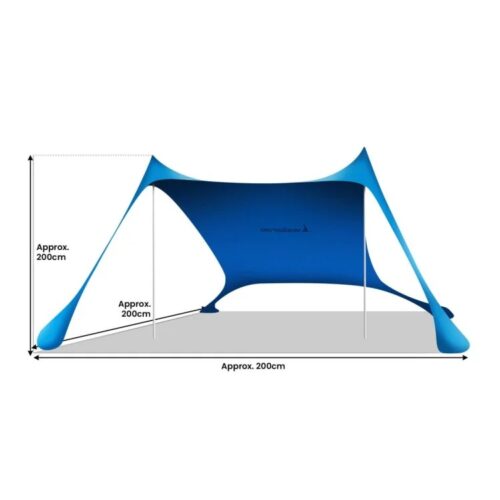 Wallaroo Beach Tent Canopy Sunshade 2m Blue - Image 3