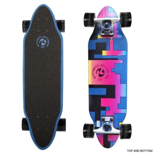 Kryptonics 26-inch Skateboard Mini Cutaway Cruiser Board 89 IS Fine - Image 4