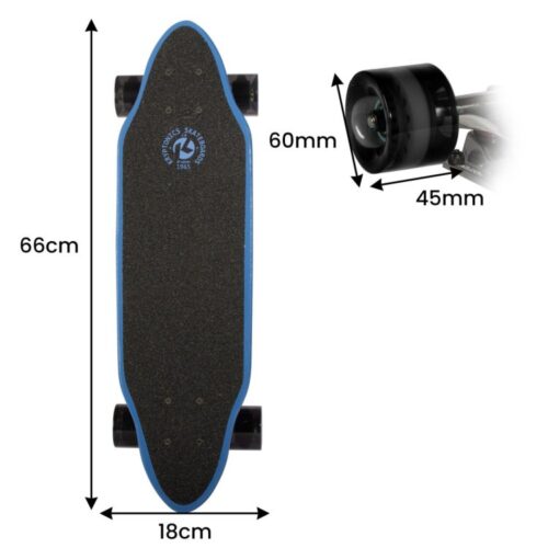 Kryptonics 26-inch Skateboard Mini Cutaway Cruiser Board 89 IS Fine - Image 6