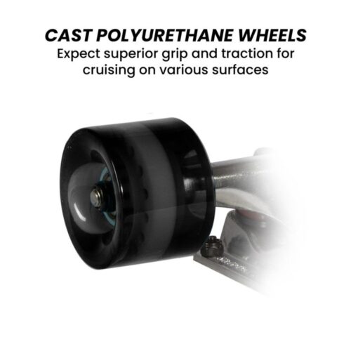 Kryptonics 26-inch Skateboard Mini Cutaway Cruiser Board 89 IS Fine - Image 8