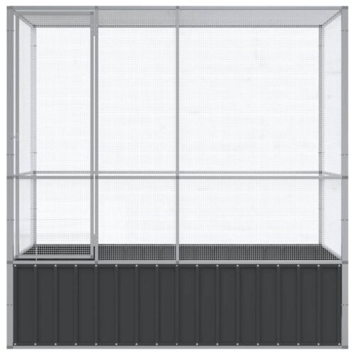 Aviary Silver 210.5x107x212cm Steel - Image 4