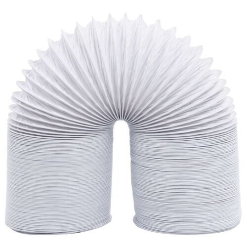 Exhaust Duct Ventilation Air Hose Toilet Bathroom AC Garage PVC Ducting 6M 10cm