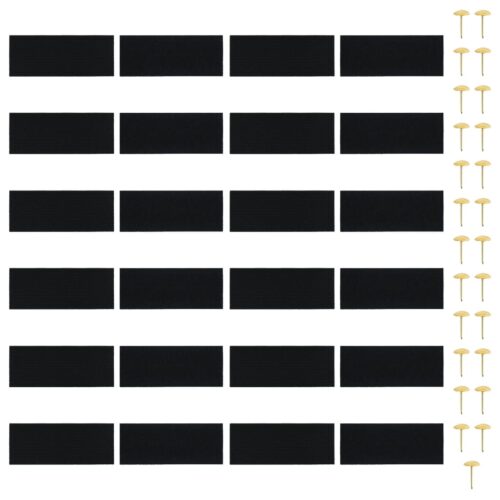 Insect Door Curtains 2pcs with Magnet Blocks Black 210x90cm - Image 4