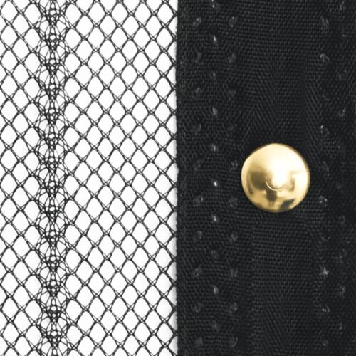 Insect Door Curtains 2pcs with Magnet Blocks Black 220x110cm - Image 6